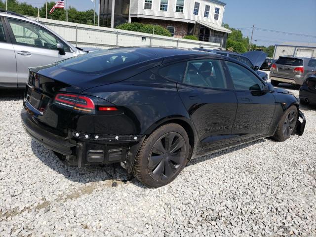 5YJSA1E51NF472748 - 2022 TESLA MODEL S შავი ფოტო 3