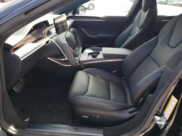 5YJSA1E51NF472748 - 2022 TESLA MODEL S შავი ფოტო 7