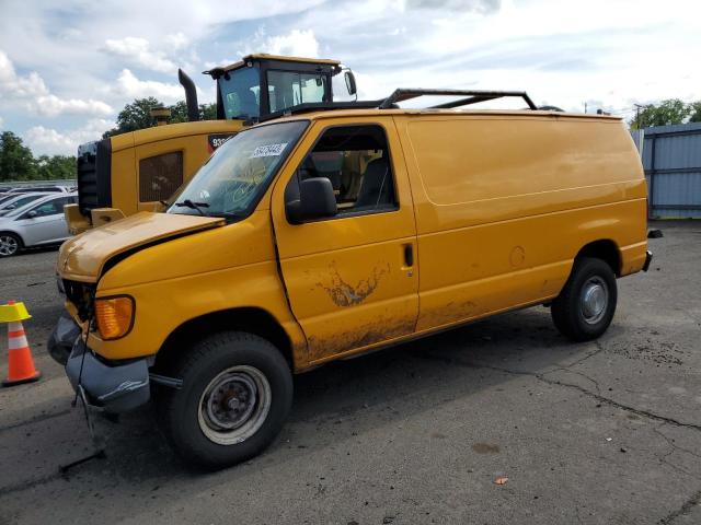 1FTSE34P66HA09248 - 2006 FORD ECONOLINE E350 SUPER DUTY VAN YELLOW photo 1