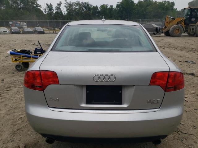 WAUDF78E77A090502 - 2007 AUDI A4 2.0T QUATTRO SILVER photo 6