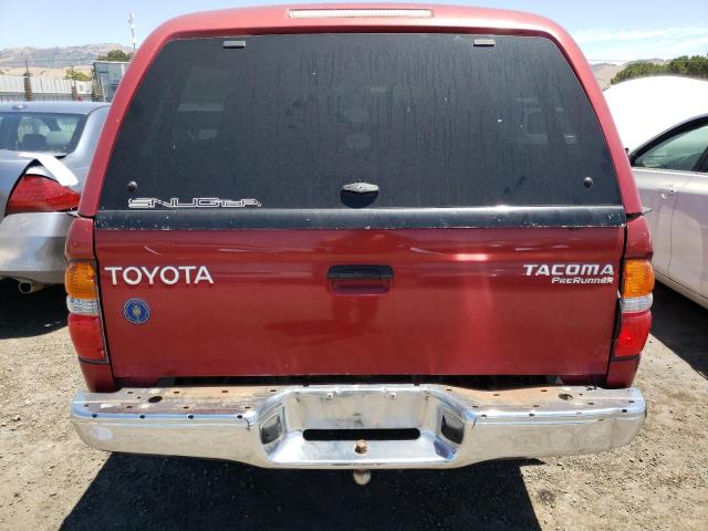 5TEGM92N21Z847507 - 2001 TOYOTA TACOMA DOUBLE CAB PRERUNNER RED photo 6