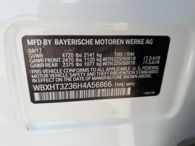 WBXHT3Z36H4A56866 - 2017 BMW X1 XDRIVE28I WHITE photo 13