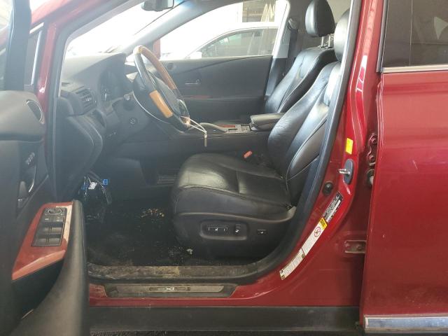 2T2BK1BA2AC059892 - 2010 LEXUS RX 350 BURGUNDY photo 7