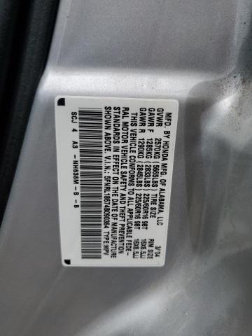 5FNRL18674B090364 - 2004 HONDA ODYSSEY EX SILVER photo 14