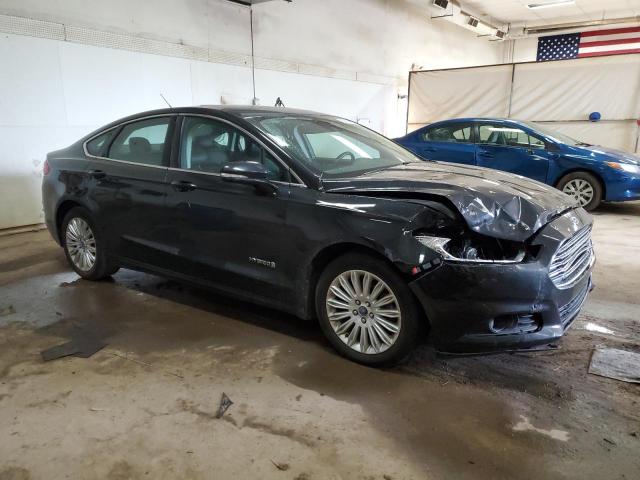 3FA6P0LU8DR162975 - 2013 FORD FUSION SE HYBRID BLACK photo 4