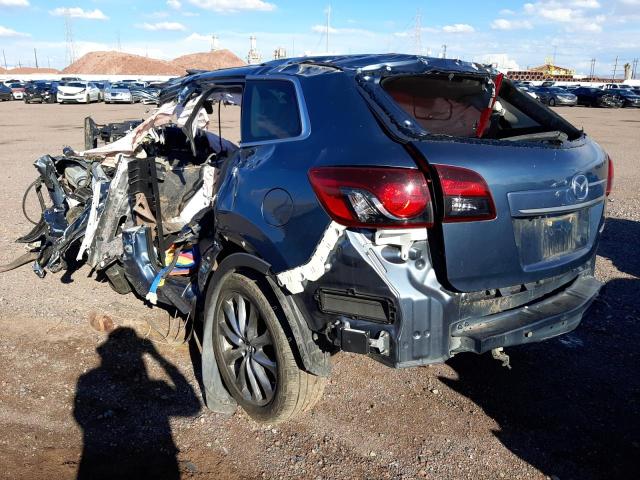 JM3TB2DV6F0451569 - 2015 MAZDA CX-9 GRAND TOURING BLUE photo 3