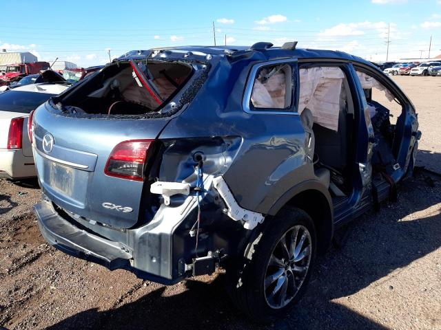 JM3TB2DV6F0451569 - 2015 MAZDA CX-9 GRAND TOURING BLUE photo 4