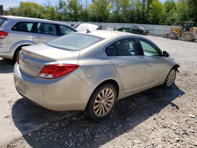 W04GS5EC9B1012373 - 2011 BUICK REGAL CXL SILVER photo 3