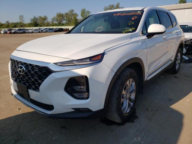 5NMS33AD8LH235608 - 2020 HYUNDAI SANTA FE SEL WHITE photo 2