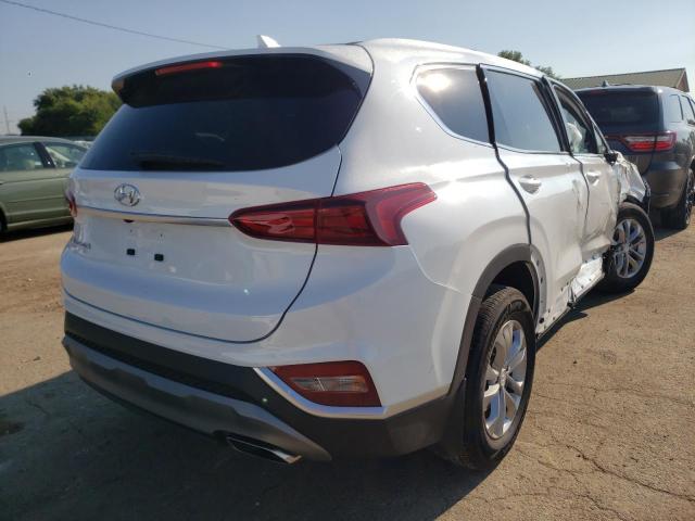 5NMS33AD8LH235608 - 2020 HYUNDAI SANTA FE SEL WHITE photo 4