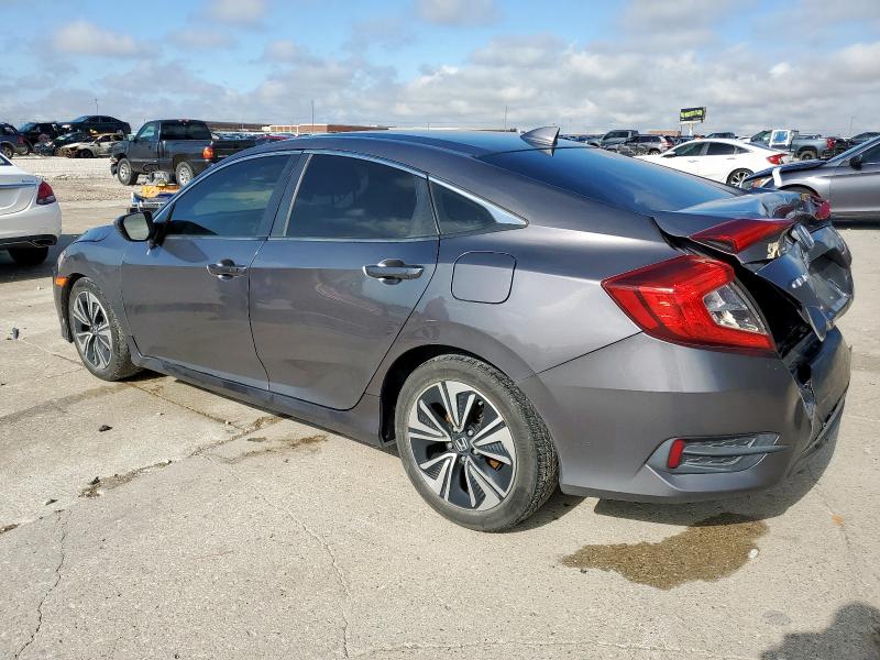 JHMFC1F3XJX025052 - 2018 HONDA CIVIC EX GRAY photo 2