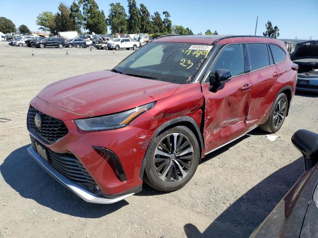 5TDJZRBH5NS205853 - 2022 TOYOTA HIGHLANDER XSE RED photo 1