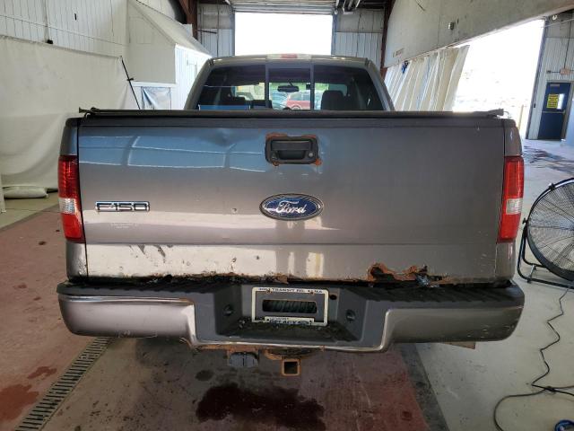 1FTPX145X8FB14604 - 2008 FORD F150 GRAY photo 6