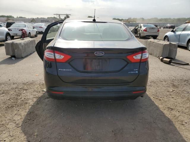 3FA6P0LU8GR346236 - 2016 FORD FUSION SE HYBRID BLACK photo 6