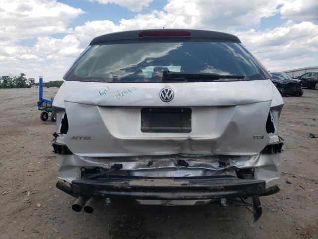 3VWPL7AJ0DM688314 - 2013 VOLKSWAGEN JETTA TDI SILVER photo 6