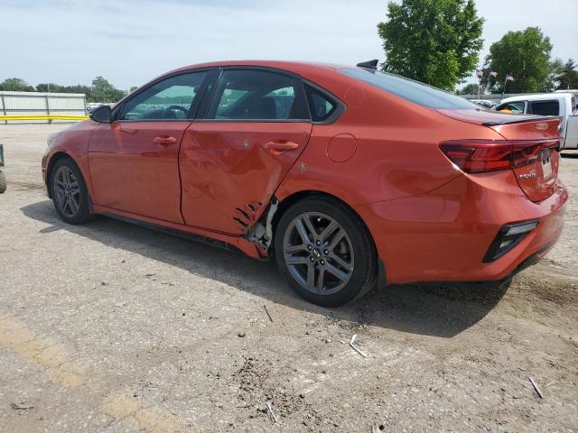 3KPF34AD3LE219623 - 2020 KIA FORTE GT LINE ORANGE photo 2