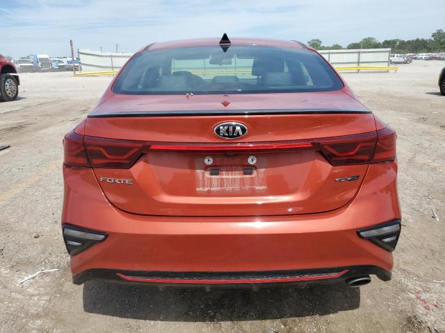 3KPF34AD3LE219623 - 2020 KIA FORTE GT LINE ORANGE photo 6