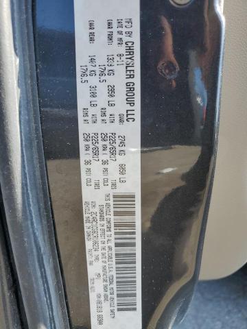 2C4RC1CG6CR106234 - 2012 CHRYSLER TOWN & COU TOURING L CHARCOAL photo 13