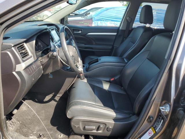 5TDJKRFH6FS157358 - 2015 TOYOTA HIGHLANDER XLE ნაცრისფერი ფოტო 7