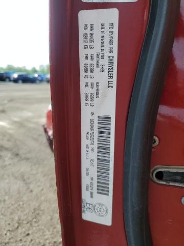 1B3HB48A79D229770 - 2009 DODGE CALIBER SXT წითელი ფოტო 12