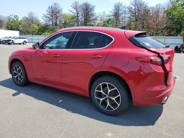 ZASPAKBN9M7C99766 - 2021 ALFA ROMEO STELVIO TI Қызыл фото 2