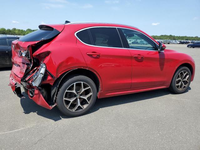 ZASPAKBN9M7C99766 - 2021 ALFA ROMEO STELVIO TI Қызыл фото 3