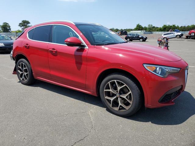 ZASPAKBN9M7C99766 - 2021 ALFA ROMEO STELVIO TI Қызыл фото 4