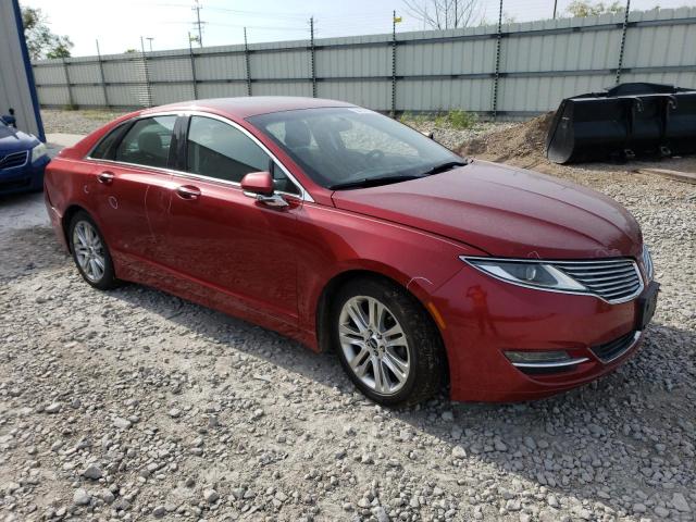 3LN6L2LU6ER806469 - 2014 LINCOLN MKZ HYBRID RED photo 4