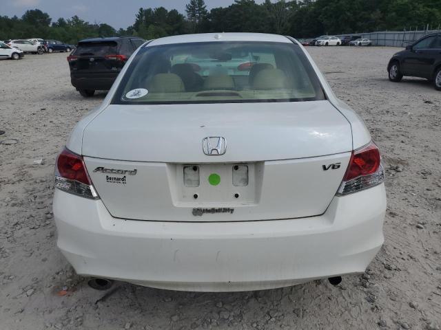 1HGCP36808A034762 - 2008 HONDA ACCORD EXL WHITE photo 6