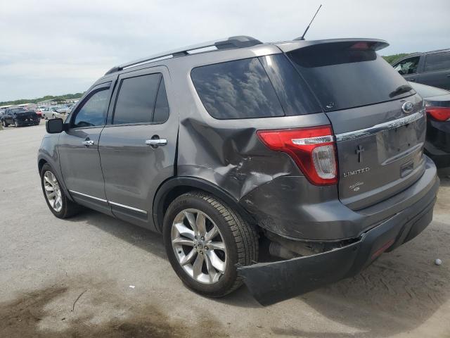 1FMHK7F86BGA92983 - 2011 FORD EXPLORER LIMITED Gris foto 2