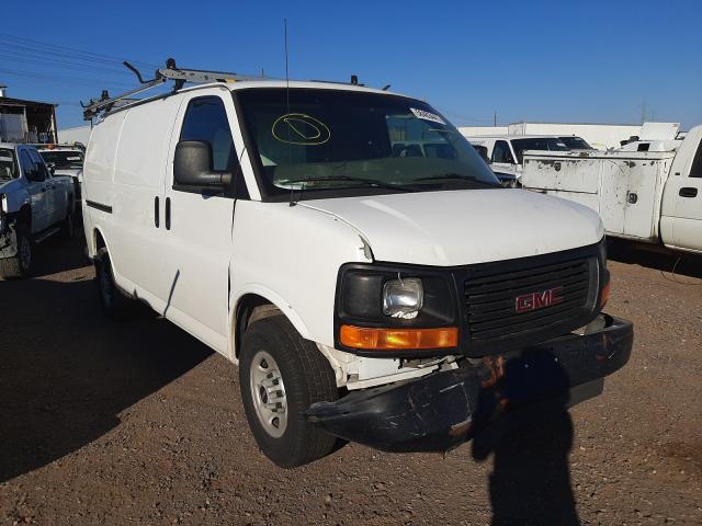 1GTGG25C091124155 - 2009 GMC SAVANA G2500 WHITE photo 1