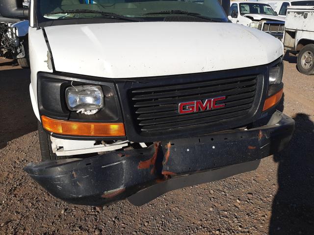 1GTGG25C091124155 - 2009 GMC SAVANA G2500 WHITE photo 9