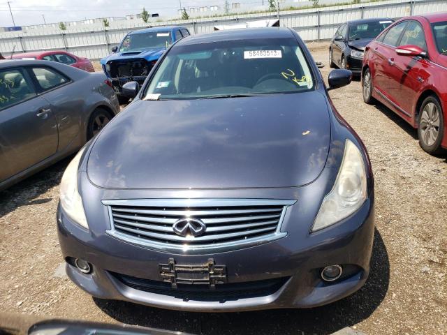 JN1DV6AR1BM651364 - 2011 INFINITI G25 BLUE photo 5