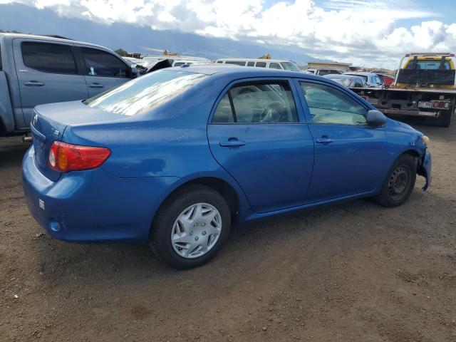 JTDBL40E799088864 - 2009 TOYOTA COROLLA BASE BLUE photo 3