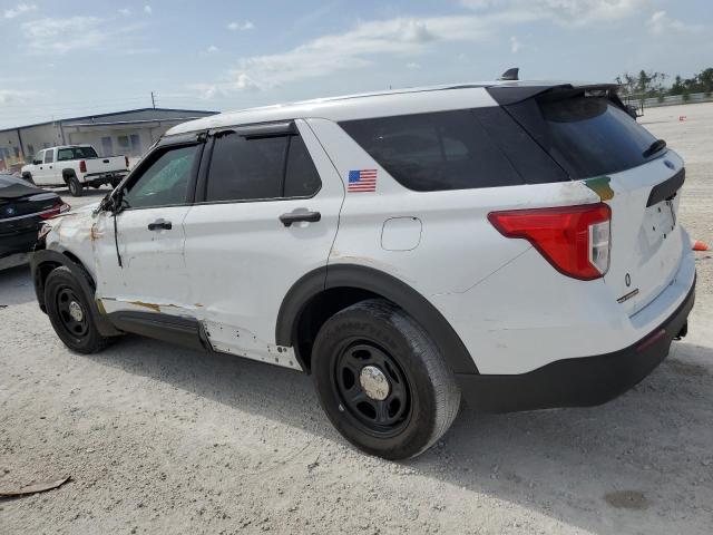 1FM5K8AB9NGA99720 - 2022 FORD EXPLORER POLICE INTERCEPTOR WHITE photo 2
