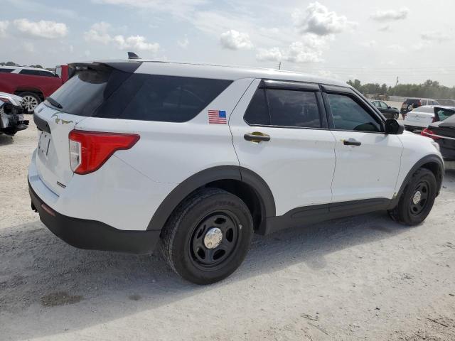 1FM5K8AB9NGA99720 - 2022 FORD EXPLORER POLICE INTERCEPTOR WHITE photo 3