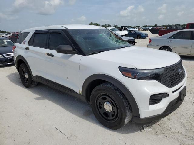 1FM5K8AB9NGA99720 - 2022 FORD EXPLORER POLICE INTERCEPTOR WHITE photo 4