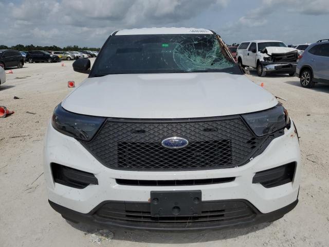 1FM5K8AB9NGA99720 - 2022 FORD EXPLORER POLICE INTERCEPTOR WHITE photo 5