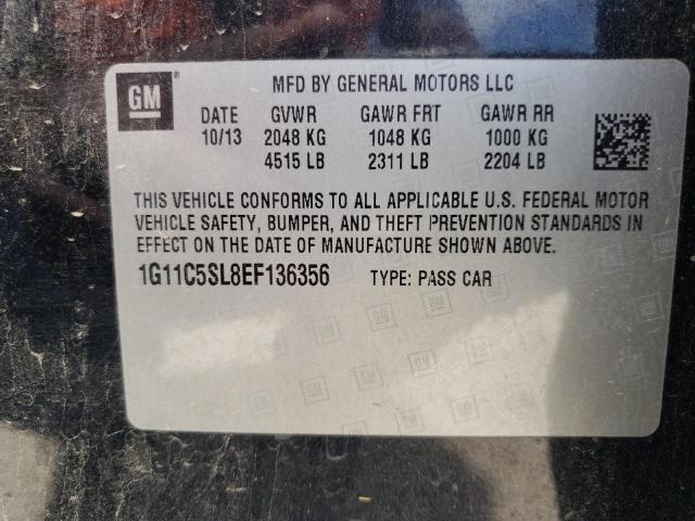 1G11C5SL8EF136356 - 2014 CHEVROLET MALIBU 1LT 石墨色 照片 13