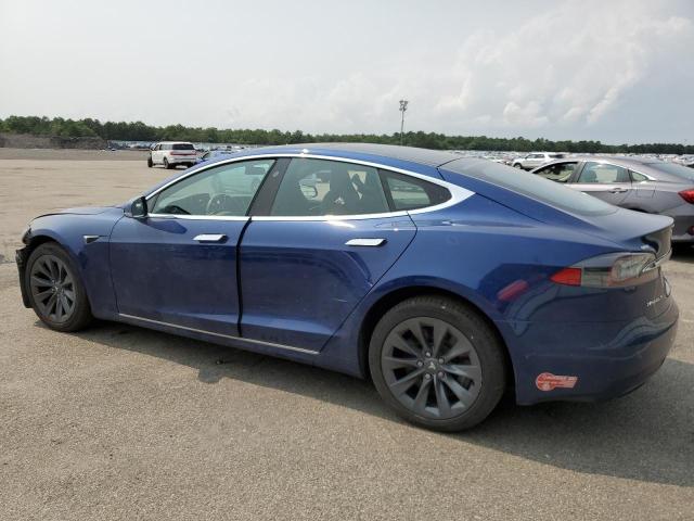 5YJSA1E29JF264326 - 2018 TESLA MODEL S Կապույտ լուսանկար 2