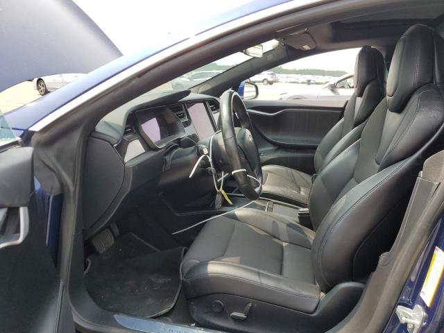 5YJSA1E29JF264326 - 2018 TESLA MODEL S Կապույտ լուսանկար 7