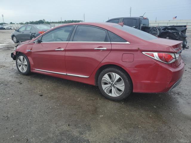 KMHEC4A41DA083729 - 2013 HYUNDAI SONATA HYBRID RED photo 2