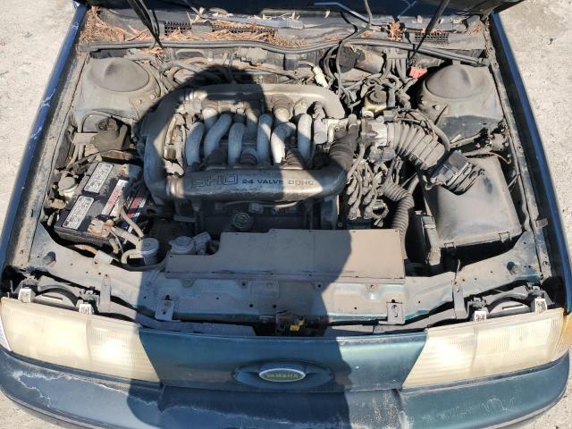 1FACP54Y0MA227474 - 1991 FORD TAURUS SHO GREEN photo 11