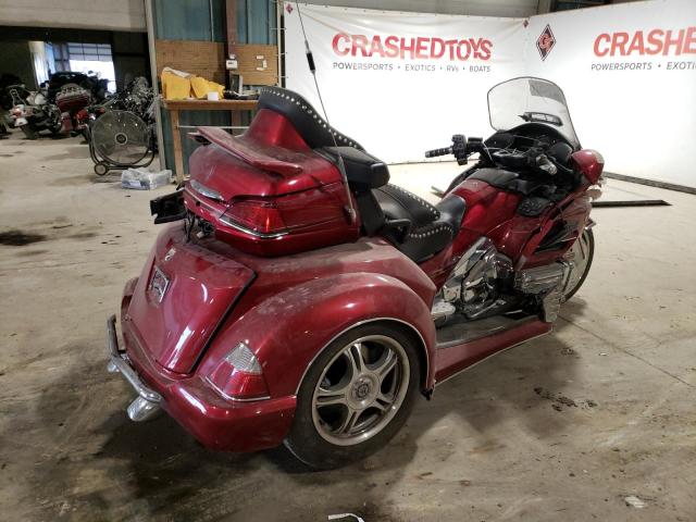 JH2SC68L9CK001052 - 2012 HONDA GL1800 RED photo 4