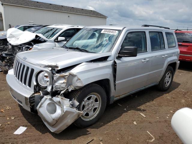 1J4NF2GB3AD549025 - 2010 JEEP PATRIOT SPORT SILVER photo 1