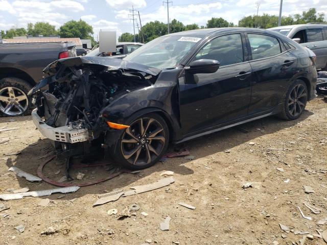 SHHFK7H97HU227049 - 2017 HONDA CIVIC SPORT TOURING BLACK photo 1