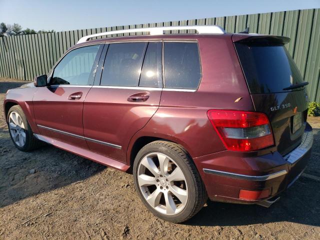 WDCGG8HB5AF428072 - 2010 MERCEDES-BENZ GLK 350 4MATIC MAROON photo 2