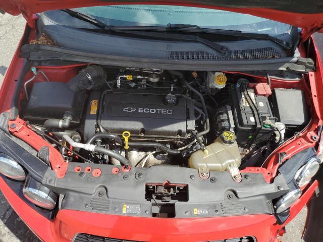 1G1JA6SG8G4117321 - 2016 CHEVROLET SONIC LS წითელი ფოტო 11
