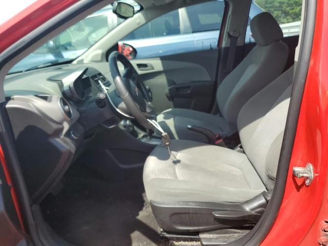 1G1JA6SG8G4117321 - 2016 CHEVROLET SONIC LS წითელი ფოტო 7