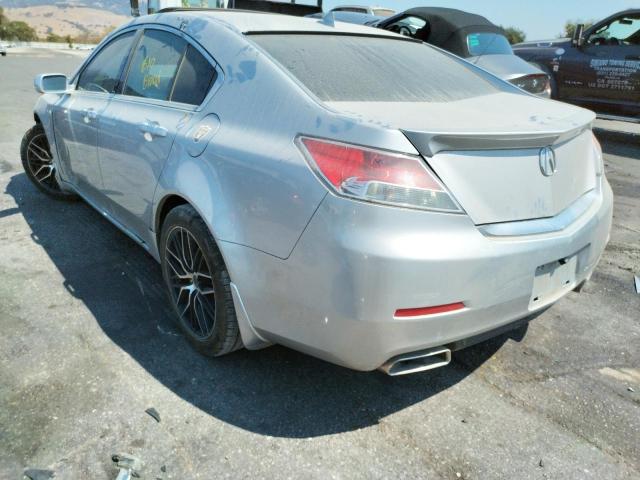 19UUA8F77DA013539 - 2013 ACURA TL ADVANCE SILVER photo 3